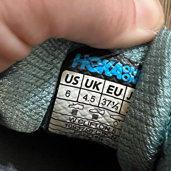 Hoka Light blue and Red Athletic Sneakers size 6 - Picture 4 of 6